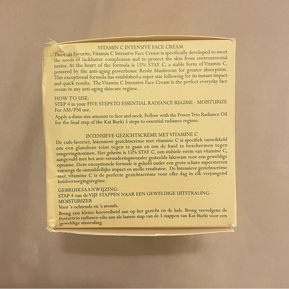 NEW Kat Burki Vitamin C Intensive Face Cream UNUSED full sized - Picture 3 of 7